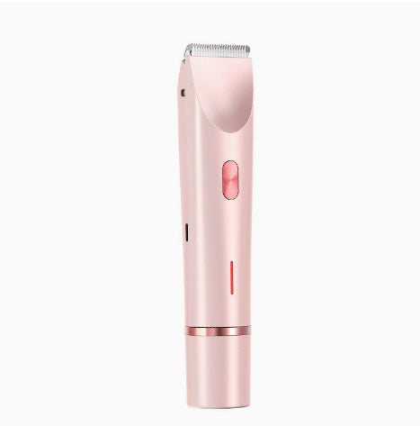 2 In 1 Hair Removal Epilator USB Rechargeable Trimmer Women Body Razor Face Leg