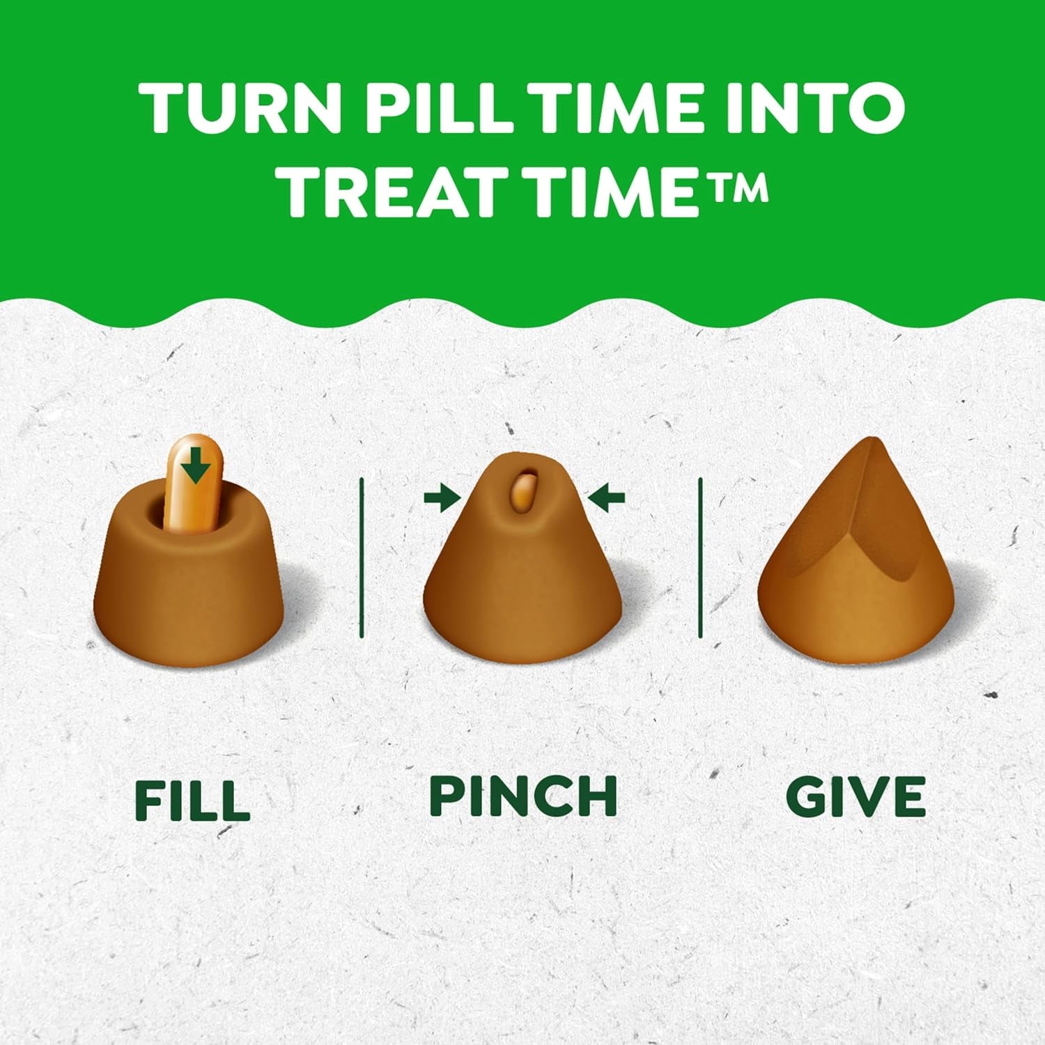 Pill Pockets for Dogs Large Size, Soft Dog Treats, with Real Peanut Butter, 15.8 Oz. Pouch (60 Treats)
